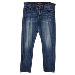LUCKY BRAND WOMEN'S BLUE JEAN PANT SIZE 6/28 (32" Waist, 28" Inseam)